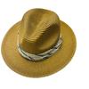 New summer straw hat sun hat travel beach sun protection hat wide brim panama hat top hat men and women couple hat