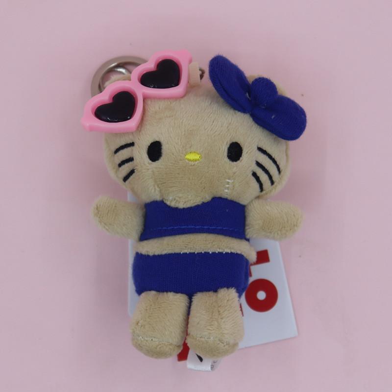 Portachiavi Peluche Gatto Kt Sanrio Con Morbido Cotone PP Per Regalo E Collezionismo