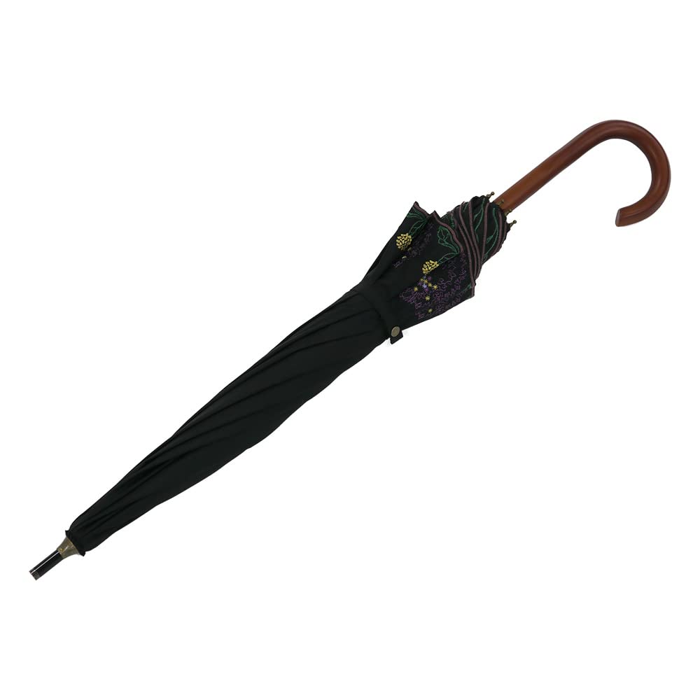 Short Completely Heat UV Feather Sunny or Rainy Special [Chinoiserie Modern] Parasol, Parasol, Blackout, Shielding, Protection, Embroidery, Covering,