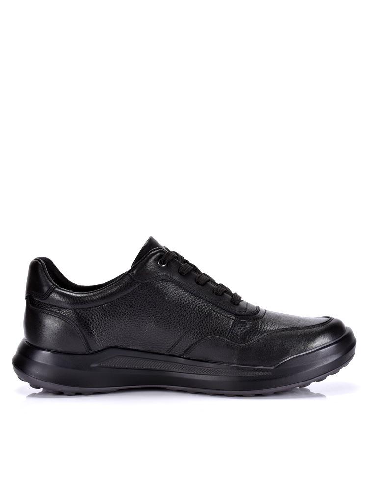 Men's Genuine Leather Lightweight White Casual Shoes - Versatile Soft Sole Sporty Sneakers