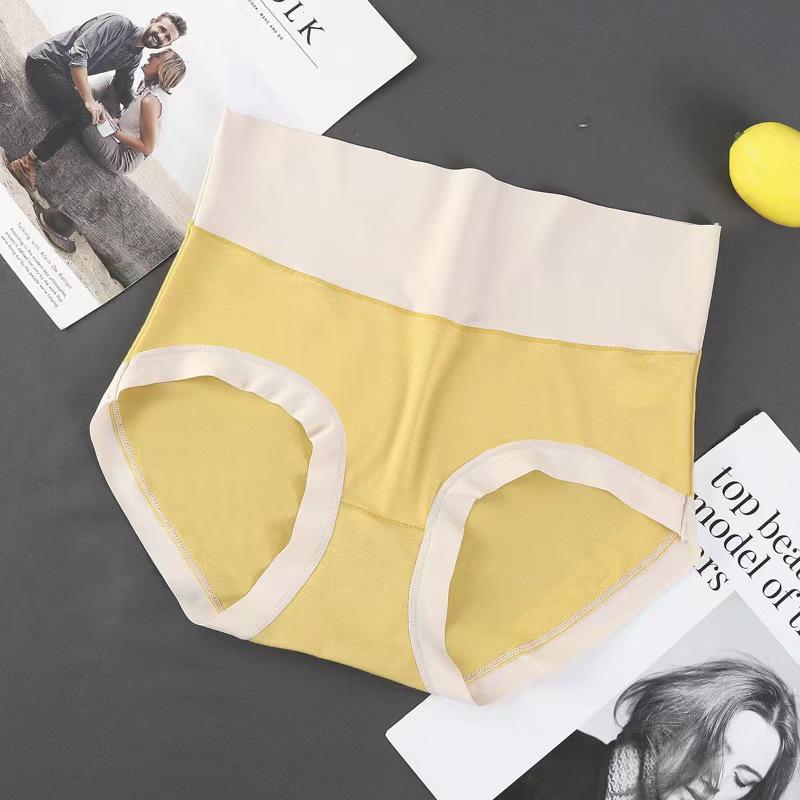 Modal High-Waisted Women's Panties - Pure Cotton, Breathable, Antibacterial, Seamless, Butt-Lifting, Soft, Comfortable, Plus Size.