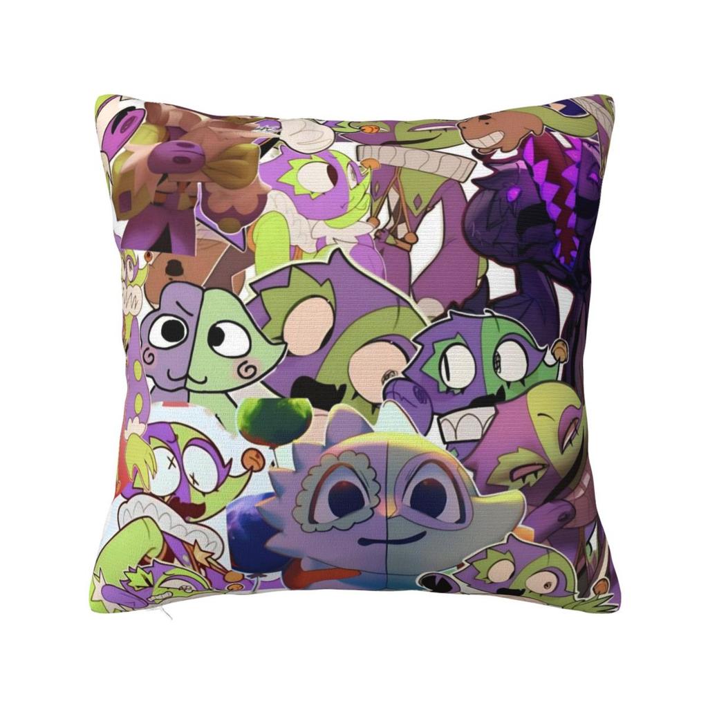 Garten Of Banban Group Cartoon Square Pillow Cases Jumbo Josh Cushion Cover Novelty Decorative Pillowcase For Seat 45X45Cm