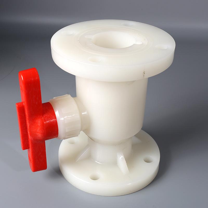 Q41F-10F Flanged PVDF Ball Valve, Integral Design, Sizes DN40-100