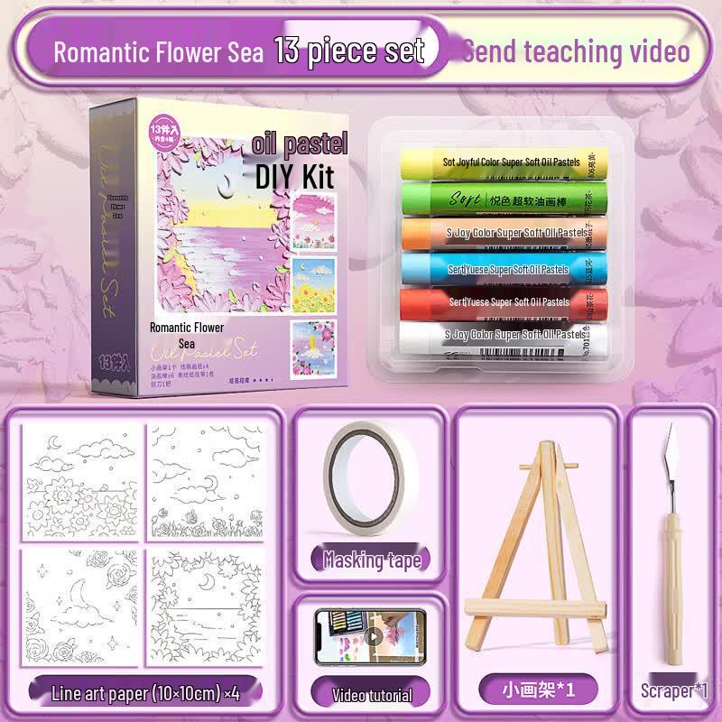 Soft Oil Pastel Painting Gift Set