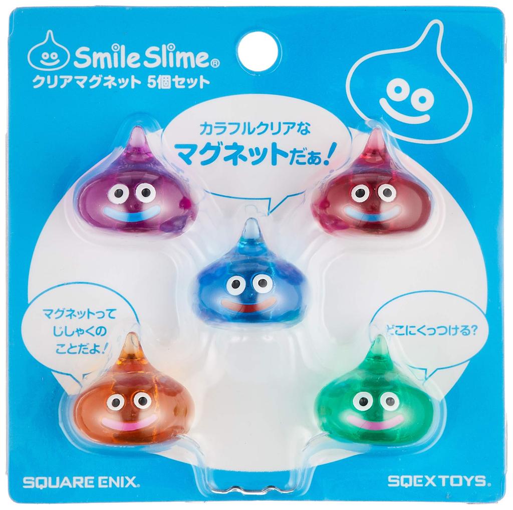 Dragon Quest Smile Slime Klarmagnet Set mit 5