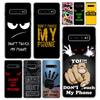 Do Not Dont Touch My Phone Case Cover for Samsung Galaxy S26 S25 Edge S24 S23 Ultra S22 Plus S21 FE S20 + Art Customized Fundas