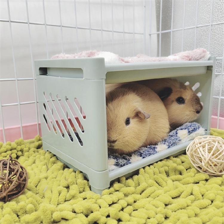 Piętrowe łóżko dla chomika Kącik dla małych zwierząt Ciepły domek-gniazdo Akcesoria