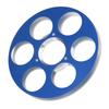 Empty Tape Reel Sound Recording 6 Hole Aluminum Alloy for NAGRA Miniature Tape Recorder Blue