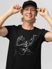 T-shirt con stampa rock