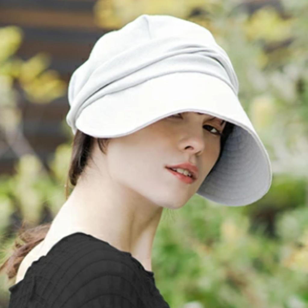 Moonbat Wide Brim Jockey Light UV Long Brim with Chin Wide Size L Cap, 11cm, Blocking, Protection, Large, Foldable, Strap, Cap/Casquette, Brim, 65297,