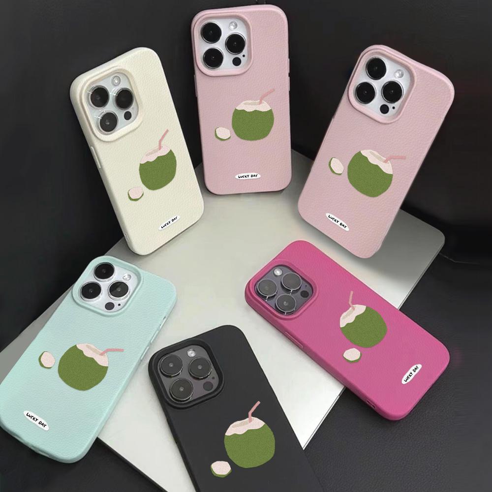 Phone Case for iPhone 11 13 Case iPhone 12 14 15 16 Pro Max 12 Pro 15 Plus Leather Painted Waterproof Drop-proof and Wear-resistant Cartoon