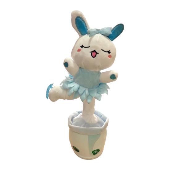 Electric Dancing Sunflower Toy Repeats What You Say Recording Singing Plush Potted Flower Toy Toddlers Educational Interactive Plushie Musical Toy