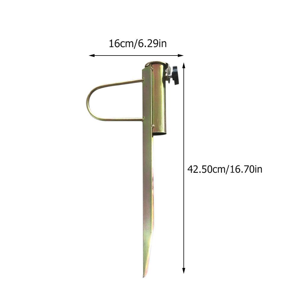 Beach Umbrella Anchor Sun Shade Support Tent Fixing Holders Outdoor Tents Sand Grabber Bases Stand Steel Stakes