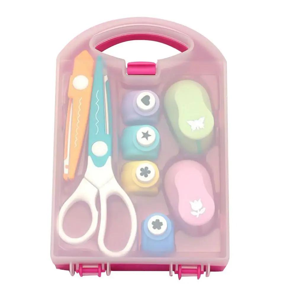 DIY Children s Hole Punch Scrapbooking Paper Punch Earring Flowers, heart-shaped, star shaped Card Punch Hole Puncher set