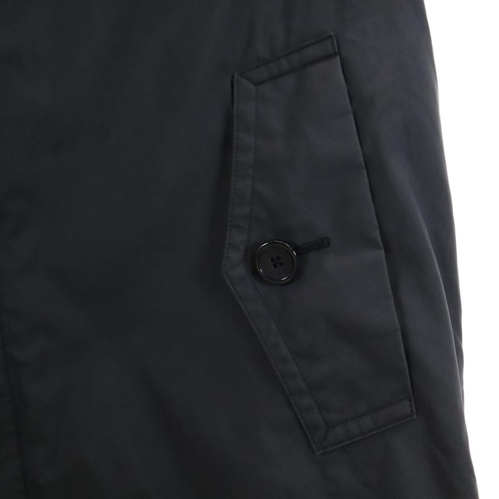 Burberry Made In Japan With Liner Coat M Black Sanyo Shokai Men's Used