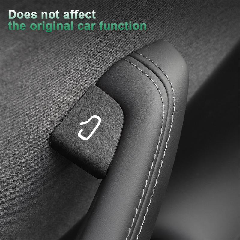 For Tesla Model Y 2025 2026 Italian Premium Suede Juniper Model 3 Highland 2024 2025 2026 Door Switch Patch Trim Sticker