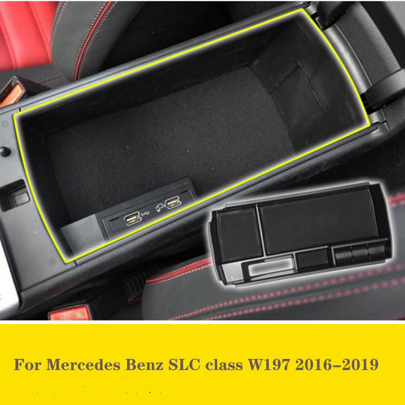 My Good Car Car Accessories Center Glove Armrest Storage Box Glove For Mercedes Benz SLC Class W197