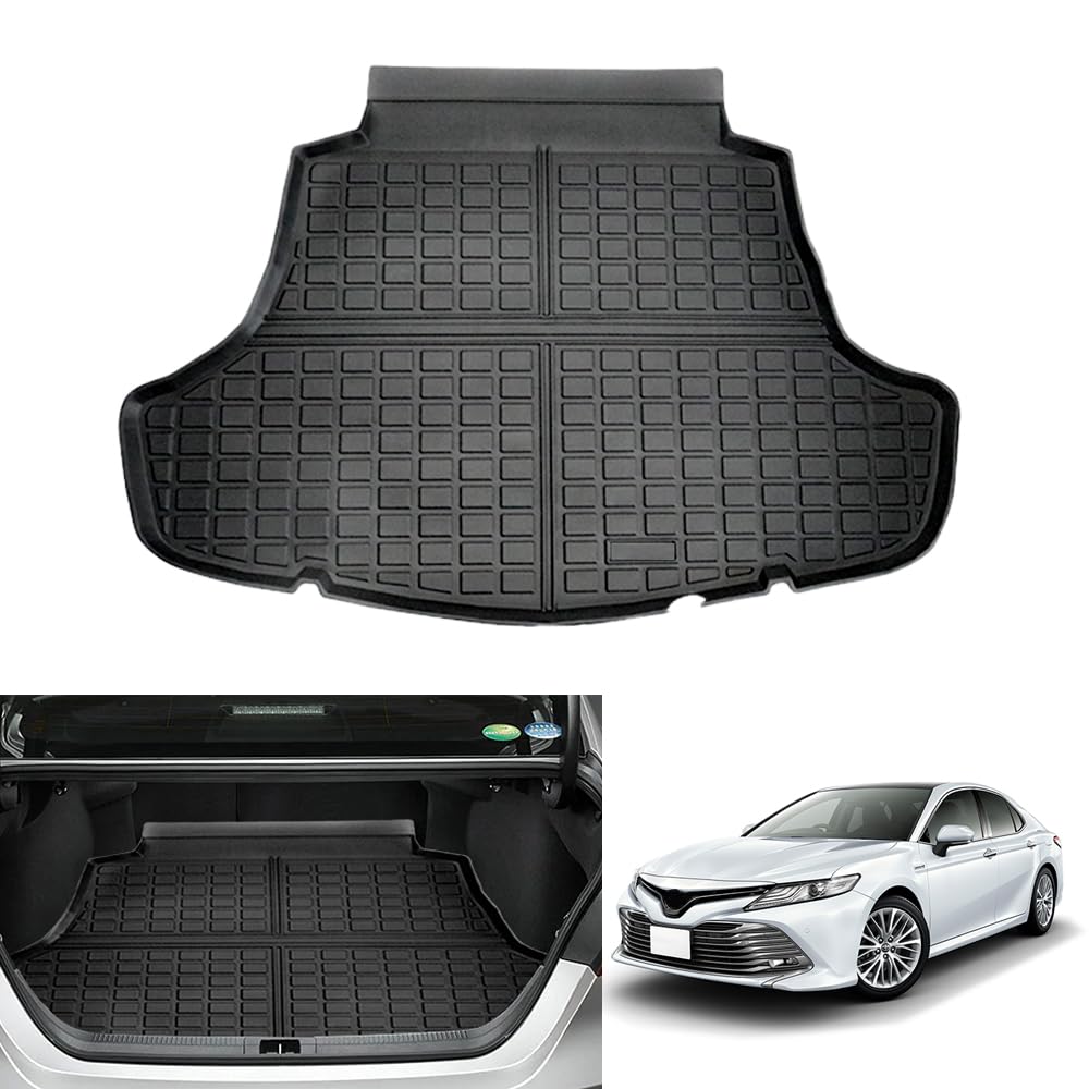 

KASUART Car Luggage Mat for Toyota Camry 70 Series 2017 Foldable Trunk 3D Trunk Easy Interior Easy Installation (10th Generation) (July - Present),