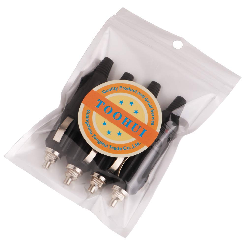 GTIWUNG 4pcs 12-24V Cigarette Lighter Plug Plug Men's Car Cigarette