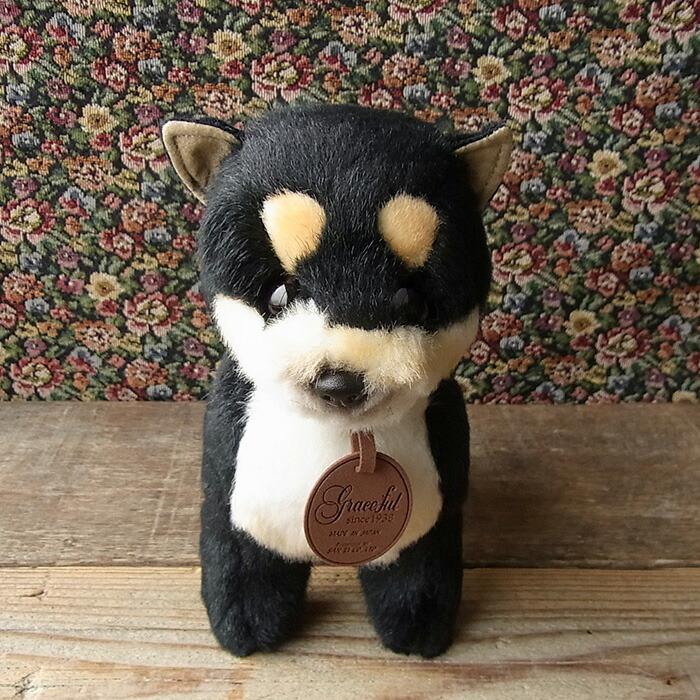 

Delivered in simple wrapping [Sanei Boeki Shiba Inu S Black Standing Stuffed Toy] Dog Stuffed Toy Realistic Just Like the Real Pet