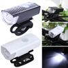 USB Rechargeable Bike Light Set Practical Bicycle-Front Headlight-and Back Taillight Easy to Install Cycling Accessories