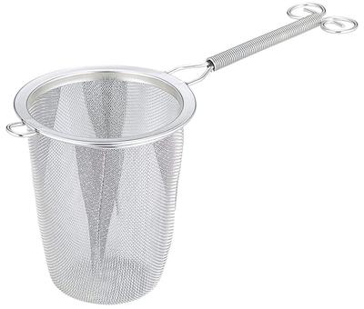 Shimomura Kihan Tea Strainer, Deep Tea Strainer [Made In Japan] Stainless Steel Mug, Teacup, Black Tea, Tea Serving, 35691, Mama Cook, Tsubame-Sanjo
