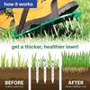 1 Paar Gartenarbeit Bodenauflockerungsschuh Rasen Nagelschuhe Garten Aufblasbare Bodenauflockerungsschuhe Selbstnivellierendes Epoxid Gartenwerkzeuge