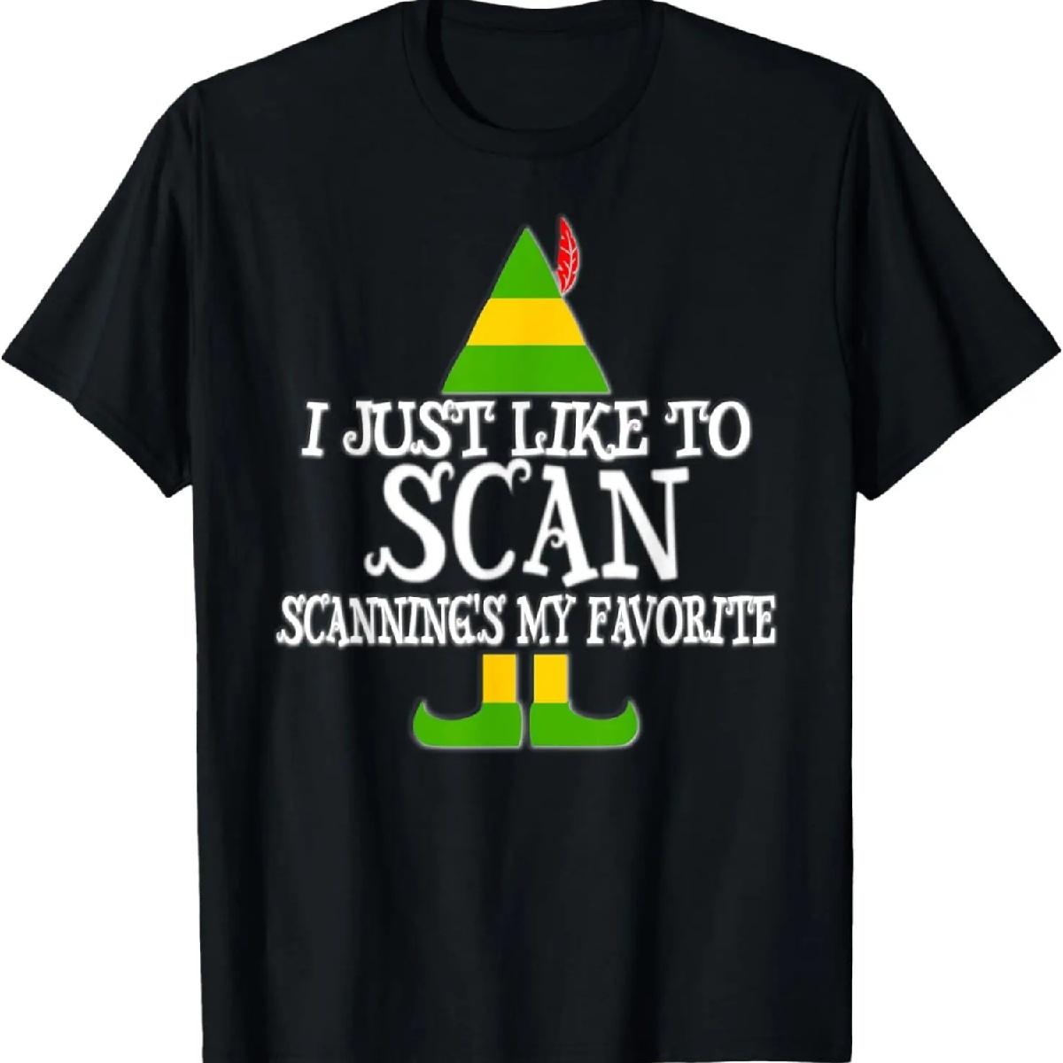 I Just Like To Scan Ultrasound CT MRI US Christmas T Shirt T-Shirt XXXXXL разноцветный
