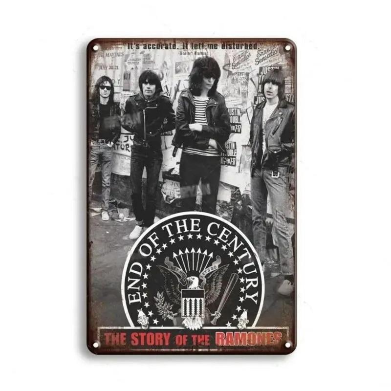 Retro Music Band Metal Tin Sign Wall Decor