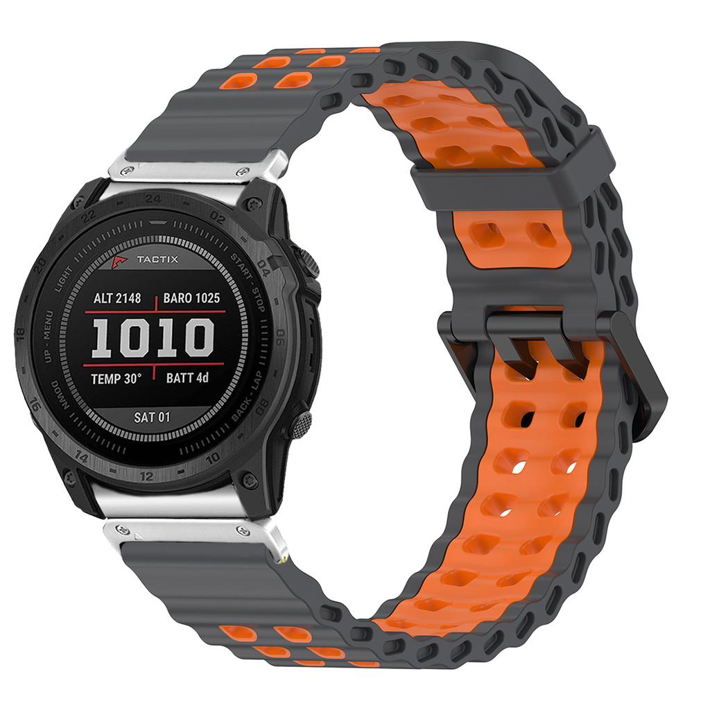 26mm Strap For Garmin Fenix 8 51mm Sport Silicone Wristband for Garmin Fenix 7XPro Instinst 3 Instinct 2X Solar Enduro 3 2 Band