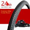 20/22/24/26*1 3/8 Bicycle Wheelchair Inflatable Tire & Tube Set