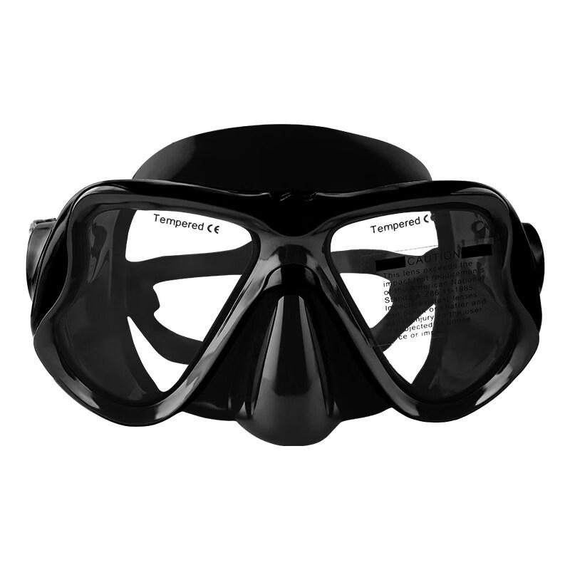 HOTDIVE Adult Tempered Glass Diving Mask