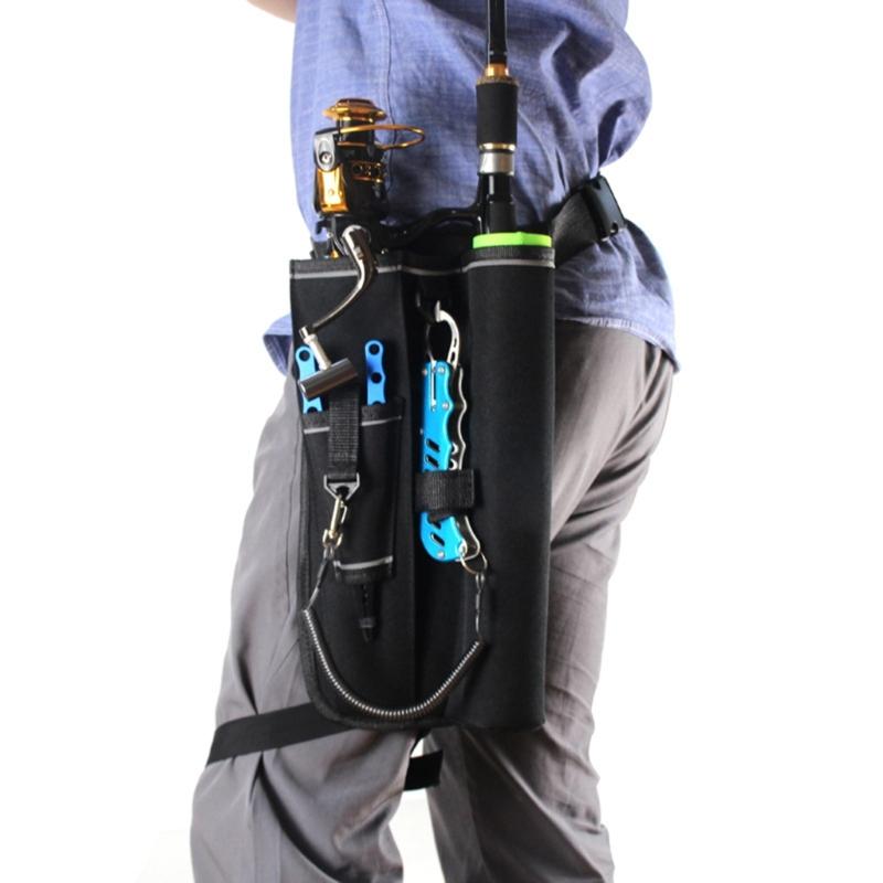 Lightweight Fishing Drop Leg Pack Adjustable Fishing Waist Pouch Easy To Use
