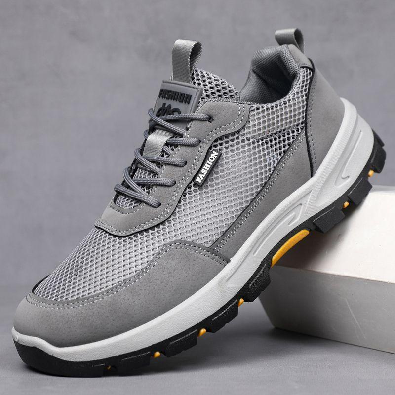 Fashion Low-Top Gray Male Sports Shoes Outdoor Price Comfortable Gym Jump High Quality Unisex Miked Colour Light Men's Casual Sneakers