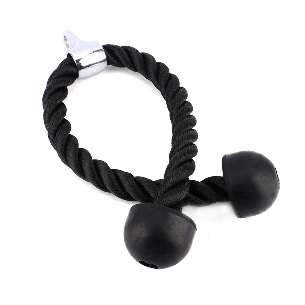 Tricep Rope Pull Press Down Push Pull Cord Multi Gym Lat Bar Cable Attachment
