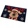 Santa Claus Design Christmas Door Mat Water-absorbing Anti-slip Pad Bathroom Mat  Home Decor