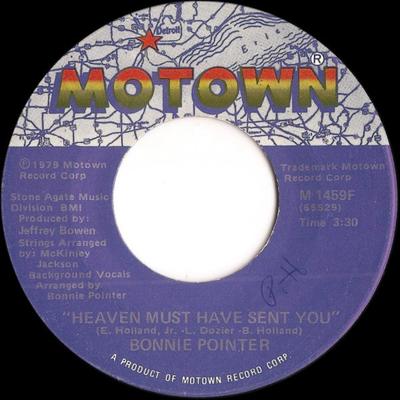 7inch Record BONNIE POINTER - Heaven Must Have Sent You M1459F Motown 1979 US Soul/Funk Used