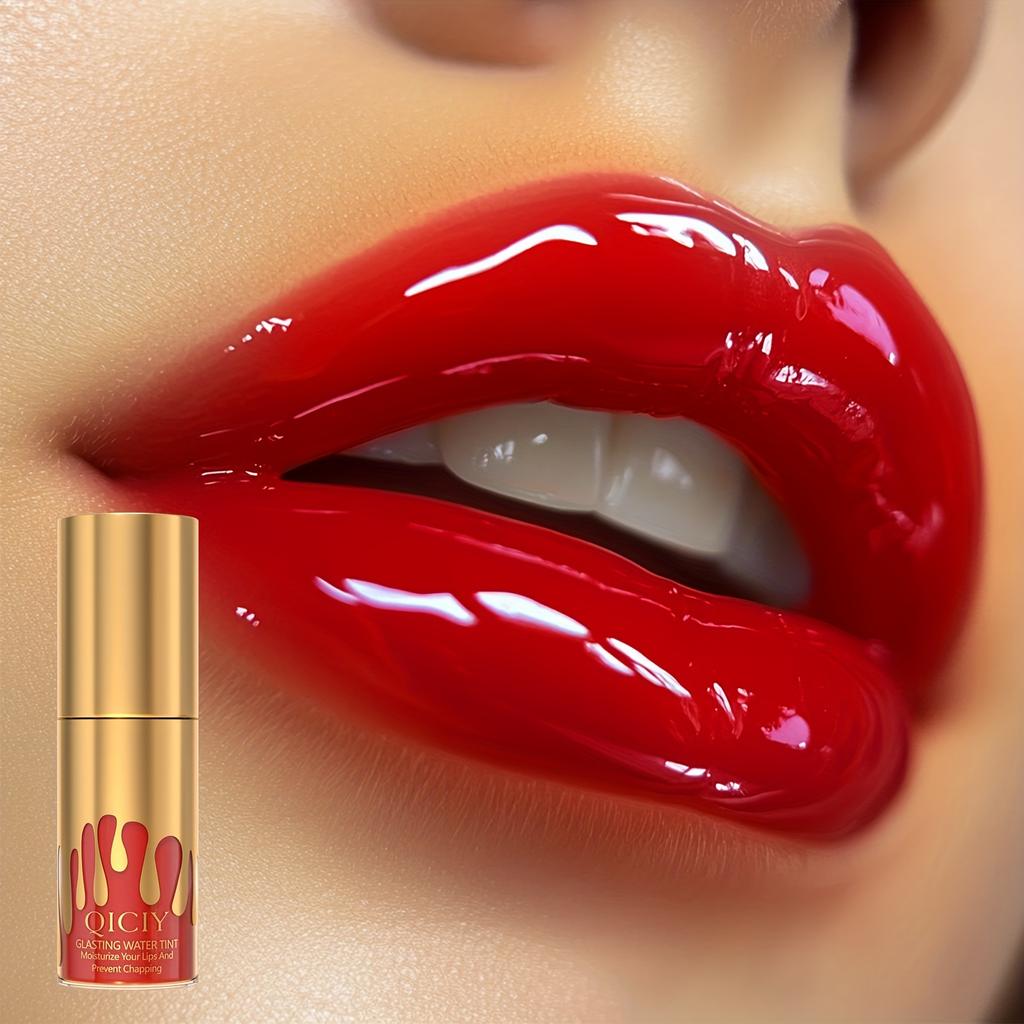 Lucidalabbra,Rossetto,Maschera Labbra,Lucidalabbra –Idratante, Naturale, A Lunga Tenuta, Sviluppo Colore, Nutriente, Lucido, Morbido, Impermeabile, Resistente al Sudore, Anti-screpolature