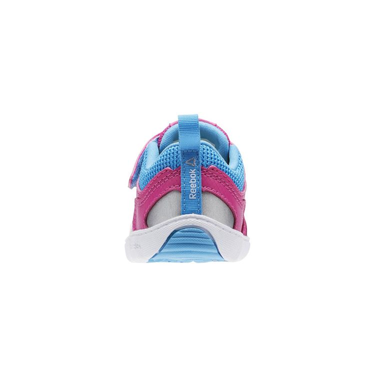 Reebok Ventureflex Stride 5.0 Non-Slip Durable Toddler Shoes Low Top Baby sneaker Pink Blue BS5605