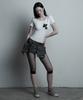 ILLIO White-Camou Cross Necklace T-Shirt