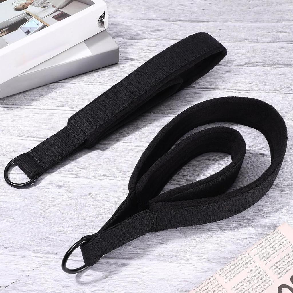 Pilates Straps Double Pilates Straps with D-Ring  Yoga Fitness Equipment Ankle Buckle Pilates Stretch Strap Resistance Band