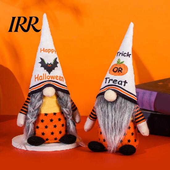 Halloween Themed Decorations Gnome Decor, Rudolph Faceless Doll Figurine for Shelf Table, Spooky Realistic Ornaments Cute Ornament Party