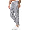 Karierte Freizeithose Herren lockere Freizeithose Beinbindung