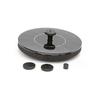 Solar Powered Garden Decor Floating Fountain Freestanding Bird Bath Water Pump