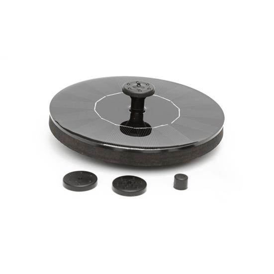 Solar Powered Garden Decor Floating Fountain Freestanding Bird Bath Water Pump