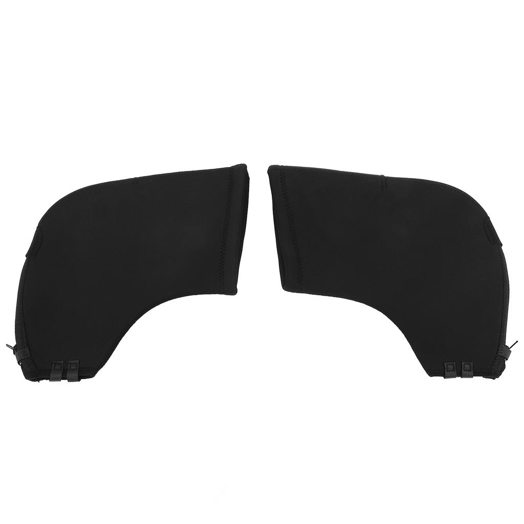 Bike Handlebar Cover Winter Cold Weather Riding Hand Warmer Gloves Rainproof Windproof Black One Size