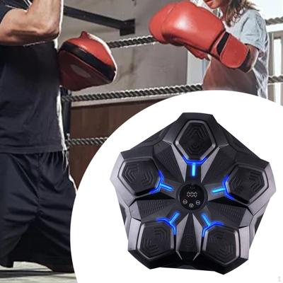 Music Boxing Machine Smart Training Speed Adjustable Lighted Electronic