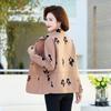 Spring and Autumn Mother Jacket Fashion Women's Short Windbreaker Jacket Women