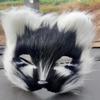 Unisex Furry Fox Mask & Cat Tail Gloves for Halloween Masquerade Cosplay