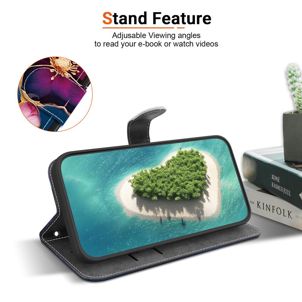 For Google Pixel 9 Pro XL Wallet Case Pattern Printing Leather Stand Phone Cover with Strap